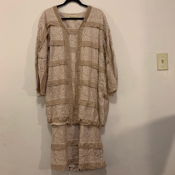 Damianou Rose Gold Vintage Dress - Picture 1 of 5